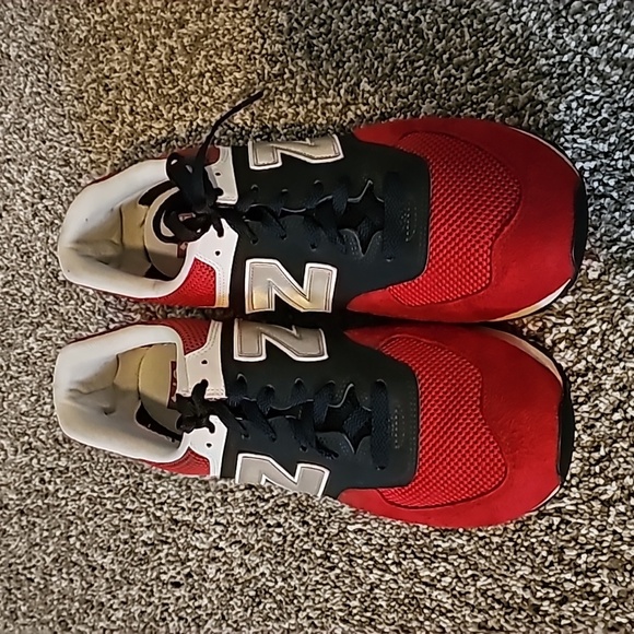 New Balance Men's 574 Pebbled Sport Team Shoes sz 12 - Picture 8 of 10